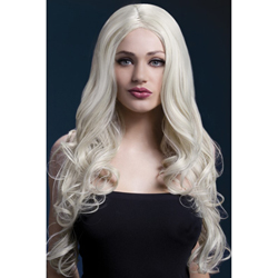 Fever Rhianne Wig 26inch/66cm Blonde Long Soft Curl with Centre Parting