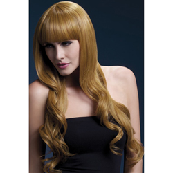 Fever Yasmin Wig 28inch/71cm Auburn Long Loose Curls with Fringe