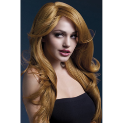 Fever Nicole Wig 26inch/66cm Auburn Soft Wave with Side Parting
