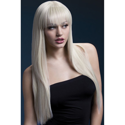 Fever Jessica Wig 26inch/66cm Blonde Long Straight with Fringe