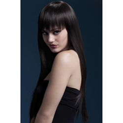 Fever Jessica Wig 26inch/66cm Brown Long Straight with Fringe