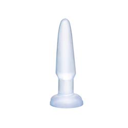 Basix Rubber Works - Butt-Plug für Anfänger - Transparent