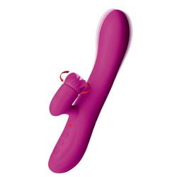Pleasure Petal Silicone Rabbit Vibrator mit rotierenden Blütenblättern