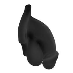 Buck Angel Fun Boy™ Hollow Strap-on/Packer Penis - Black