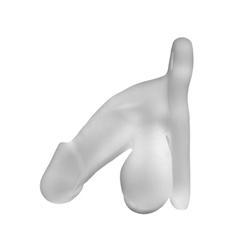 Buck Angel Fun Boy™ Hollow Strap-on/Packer Penis - Transparent