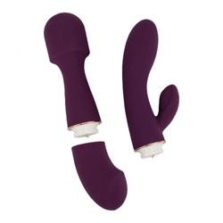 Loving Joy Dua Vibrator Met 2 Opzetstukken