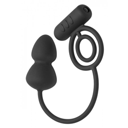 Prostatic Play Voyager 2 Vibrating Cock Ring and Anal Plug