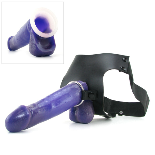 Purple Delight Holle Strap-on