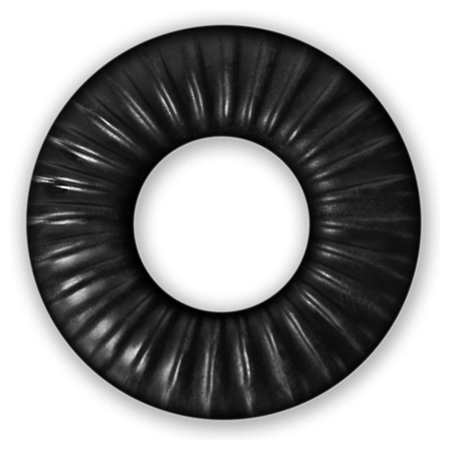 Ribbed Ring - Zwart