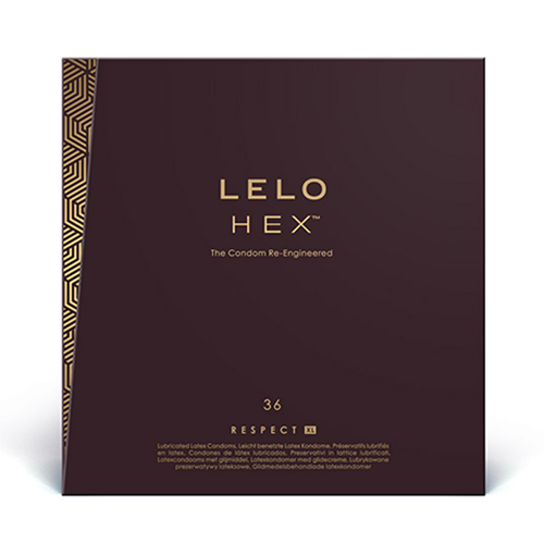 LELO HEX Respect XL - 36 Condooms