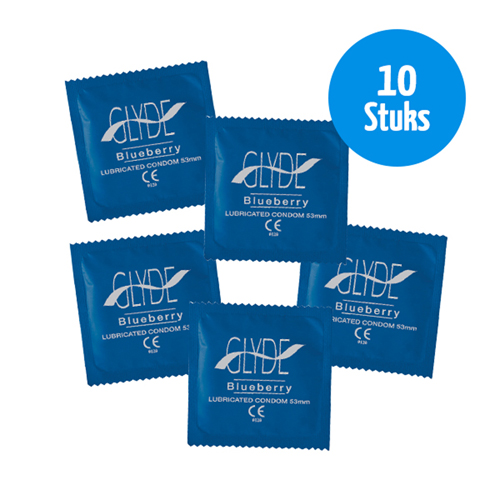 Glyde Ultra Blauwe Bes - 10 Condooms