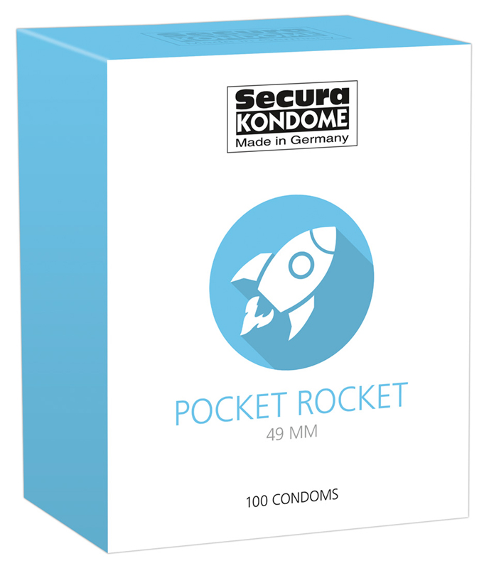 Secura Pocket Rocket Condooms - 100 Stuks