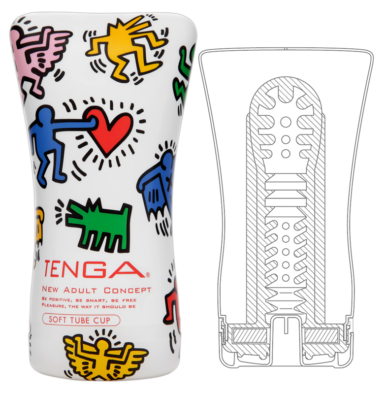 Tenga Masturbator - Keith Haring Soft Tube Cup