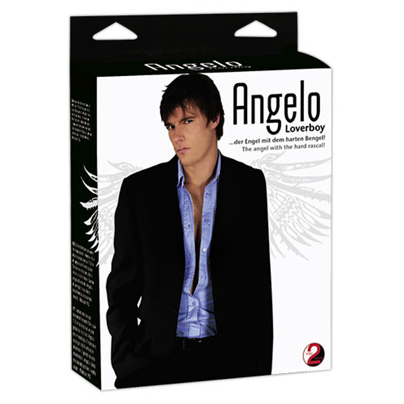 Huidskleurige opblaaspop Loverboy Angelo