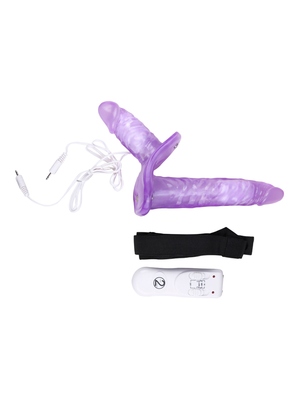 Vibrating Strap on Duo