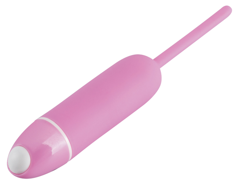 Roze vibrerende dilator voor vrouwen