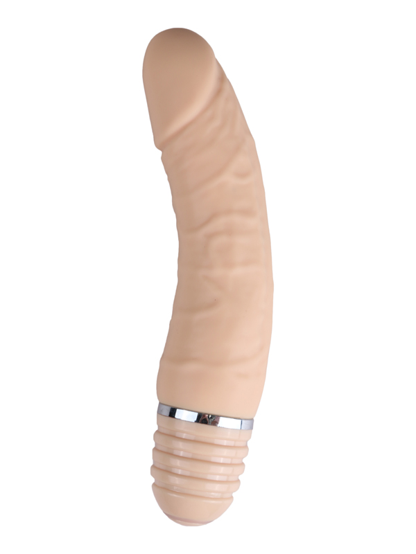 Purrfect siliconen vibrator in huidskleur (grote top)