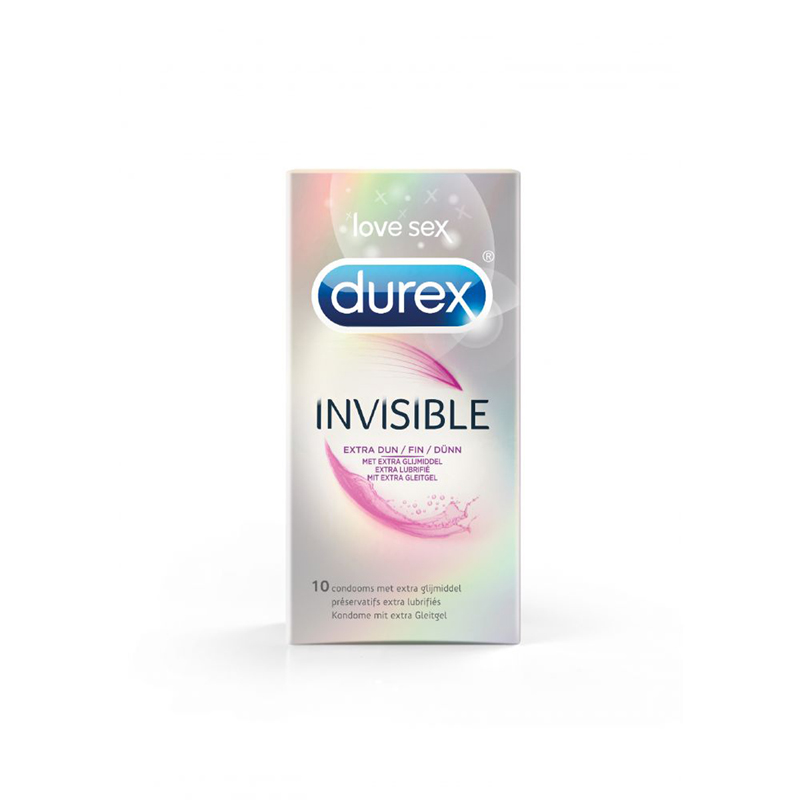 Durex - Invisible Extra Lubricated condooms - 10 stuks