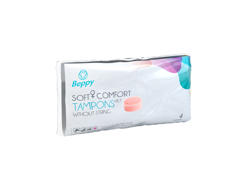 Beppy - Wet Tampons - 4 stuks