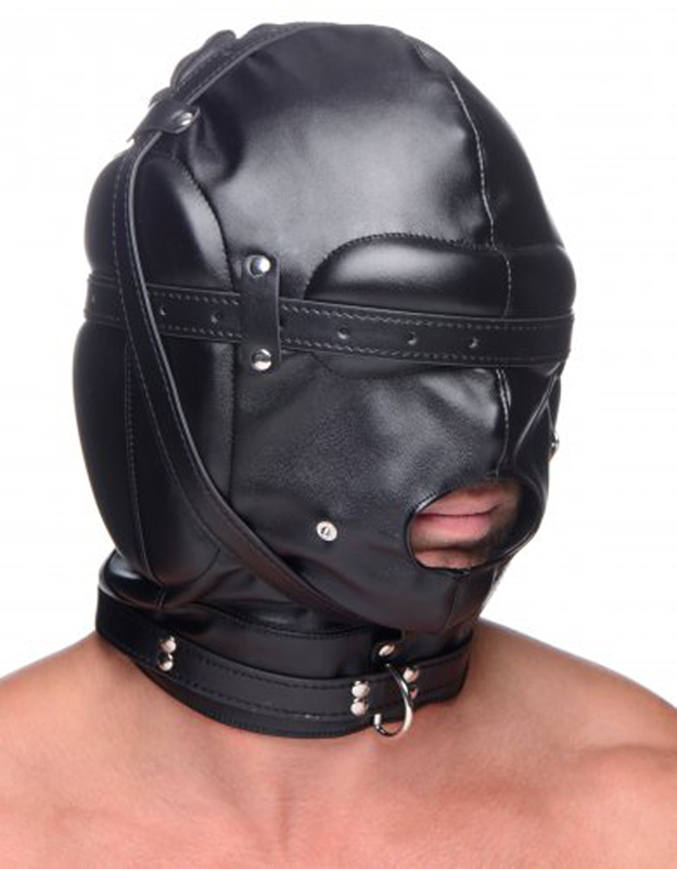 Bondage Masker Met Ball Gag Met Gaten