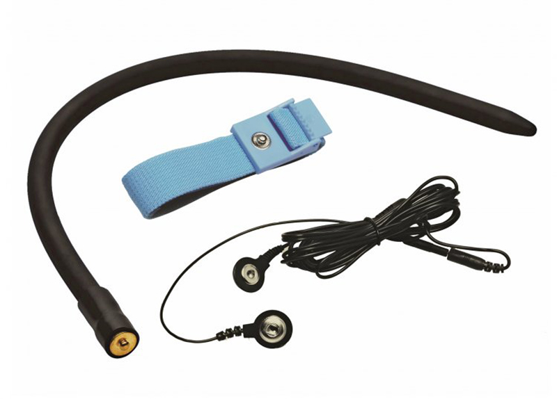 Amplifier E-Stim Cock & Ball Strap Met Dilator