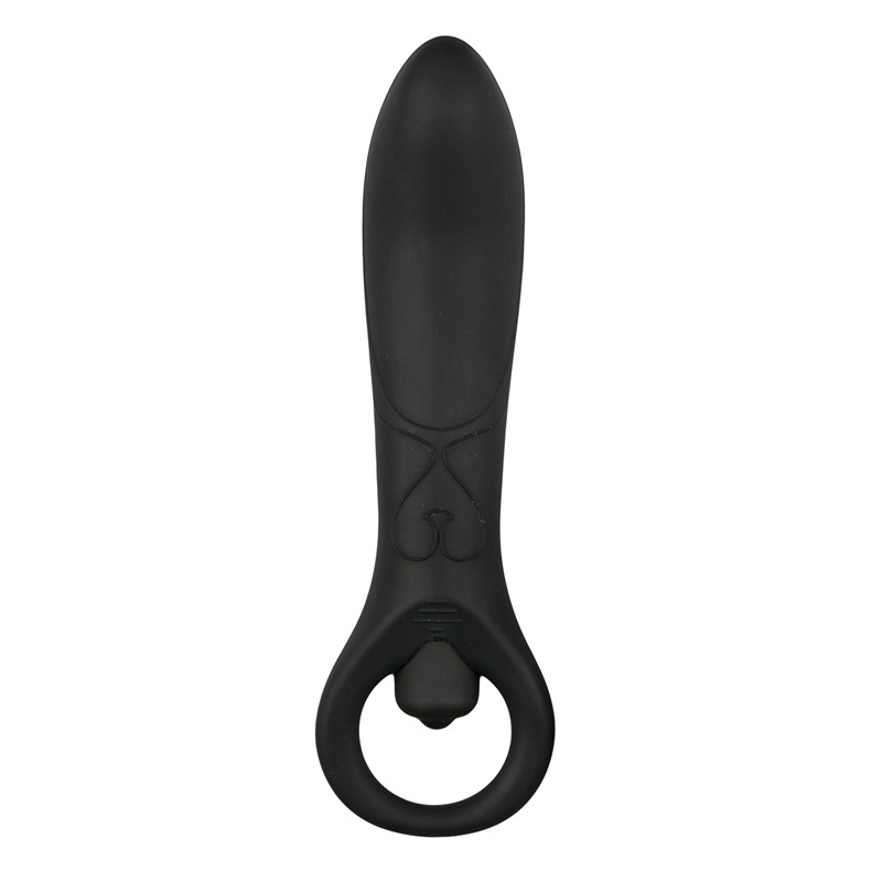 Zwarte anale vibrator