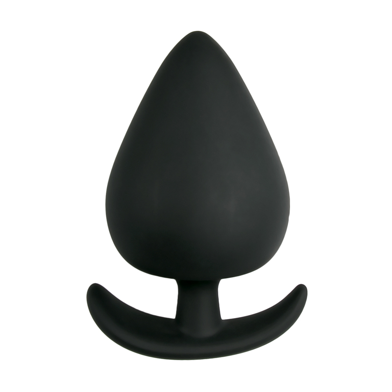 Zwarte grote buttplug Anker