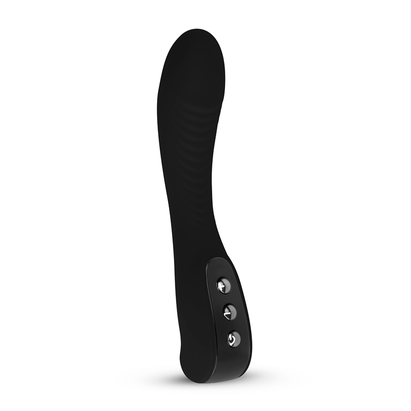 Geribbelde G-spot Vibrator - Zwart - Maximum Pleasure