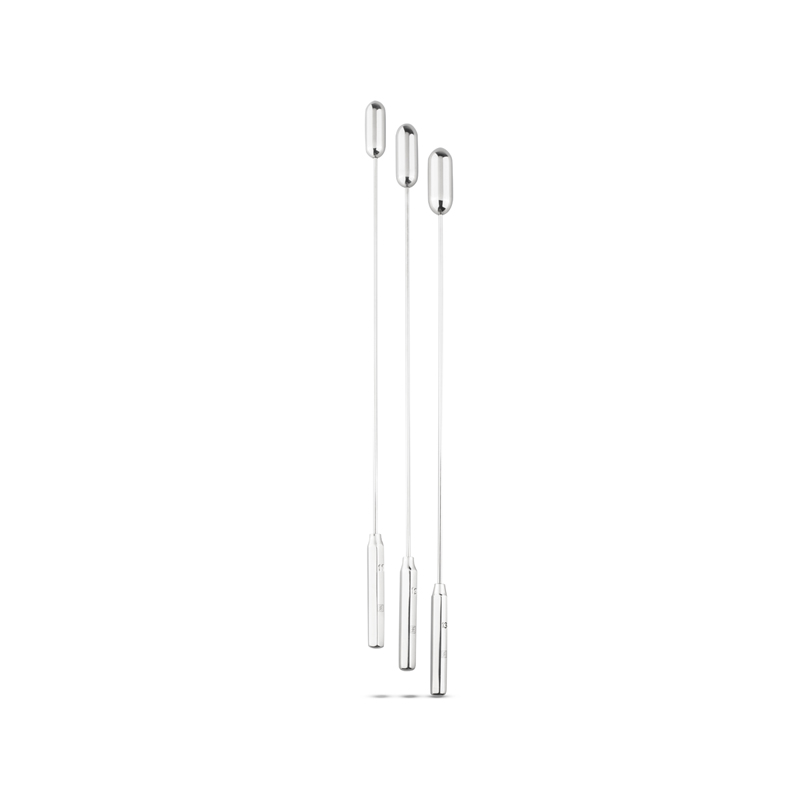 Dilator Set Met Ronde Top - Groot - 3 Stuks