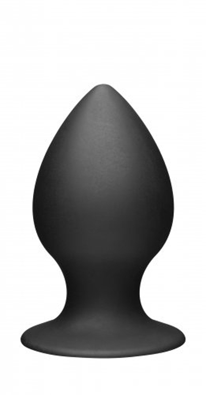 Tom of Finland - Grote siliconen buttplug - Zwart