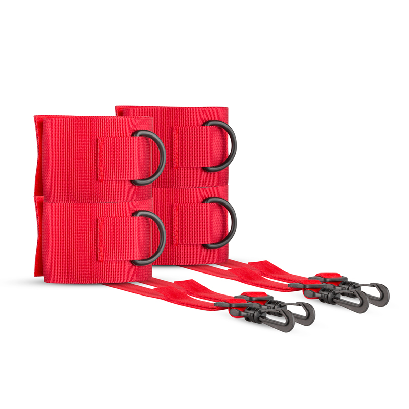 Bryce Bed Bondage Set - Rood