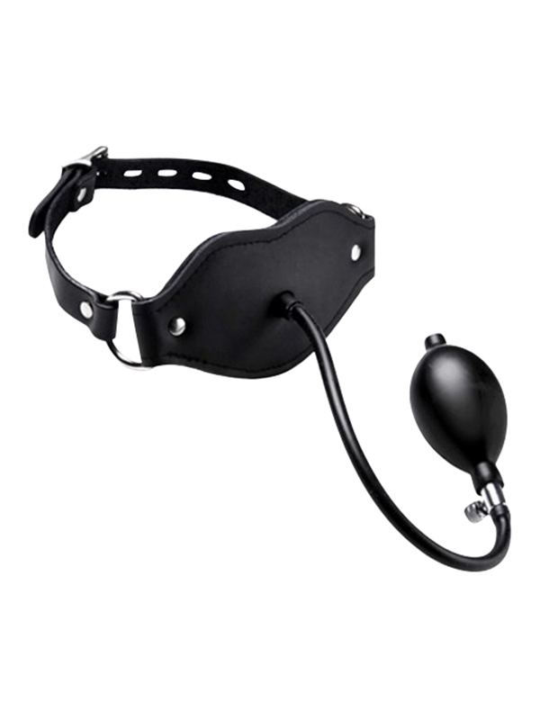 Silencer Inflatable Locking Silicone ball gag