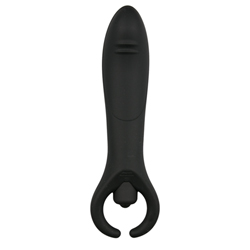 Silicone Anal Vibrator - Black