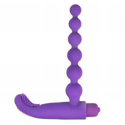 Beaded Buddy Vibrator - Purple