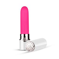 EasyToys Lipstick Vibrator - Wit/Roze