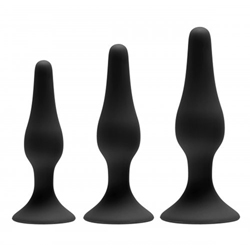 Siliconen anaal trainer set - 3 stuks