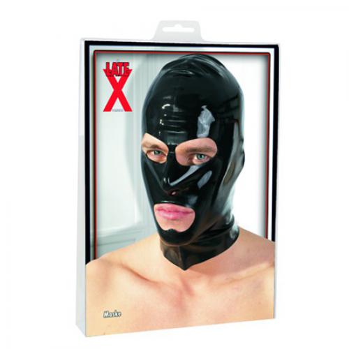 Zwart Latex Masker