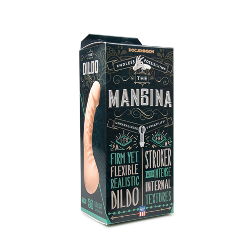 The Mangina Masturbator & Dildo - 17.7 cm