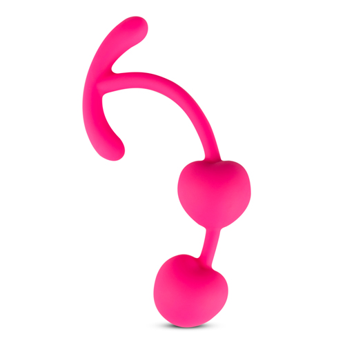 Cherry Dubbele Vaginaballetjes Met Contragewicht