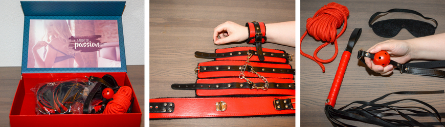 bdsm set rood