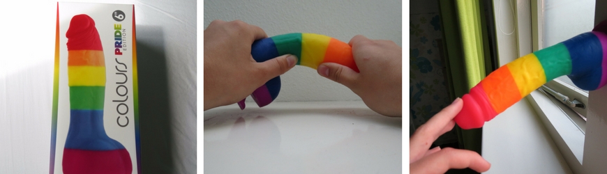 regenboog dildo