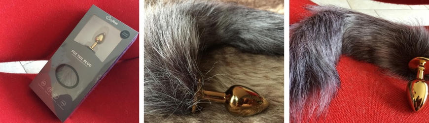 goudkleurige buttplug